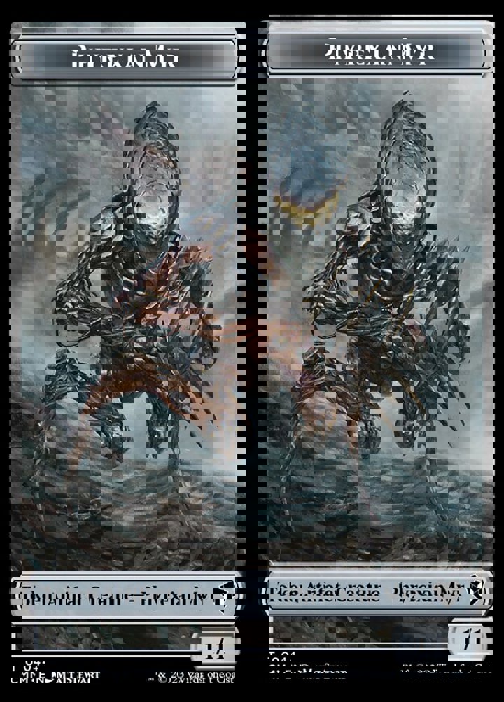 Eldrazi Scion Token (C 1/1) // Phyrexian Myr Token (A 1/1)