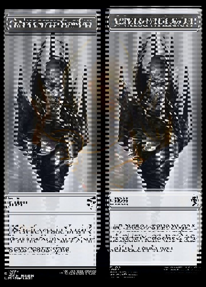 Ob Nixilis of the Black Oath Emblem // Eldrazi Spawn Token (C 0/1)