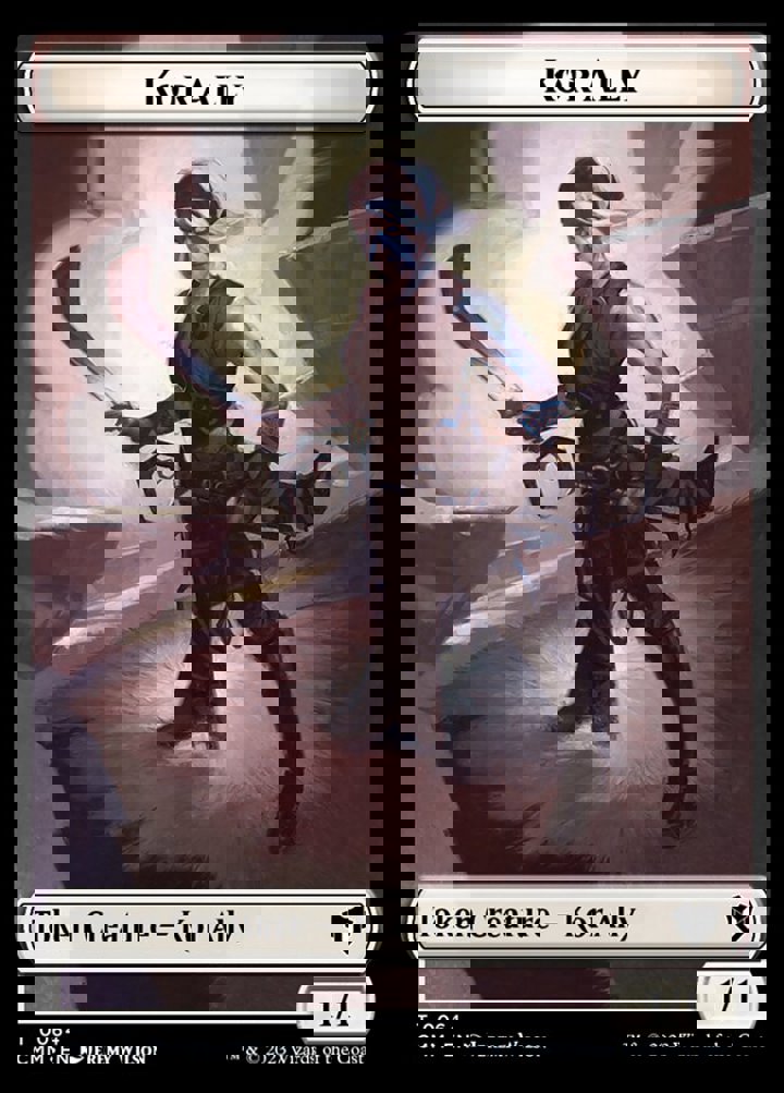 Wall Token (W 0/4) // Kor Ally Token (W 1/1)