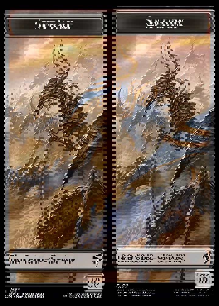 Sliver Army Token (B 0/0) // Sliver Token (C 1/1)