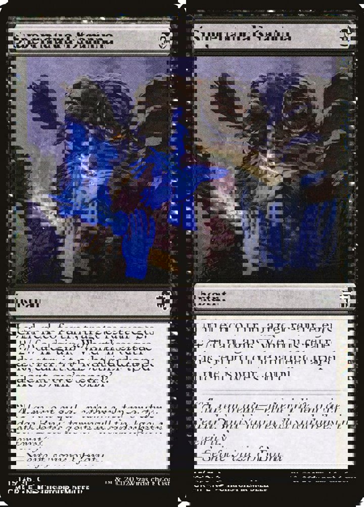 Supernatural Stamina