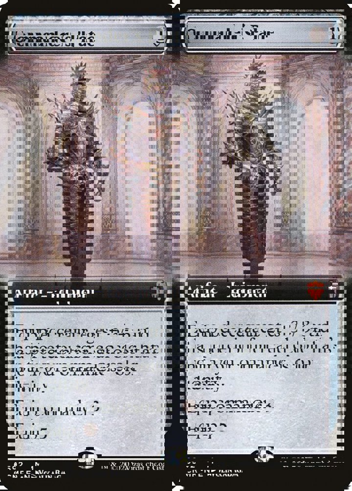 Commander's Plate