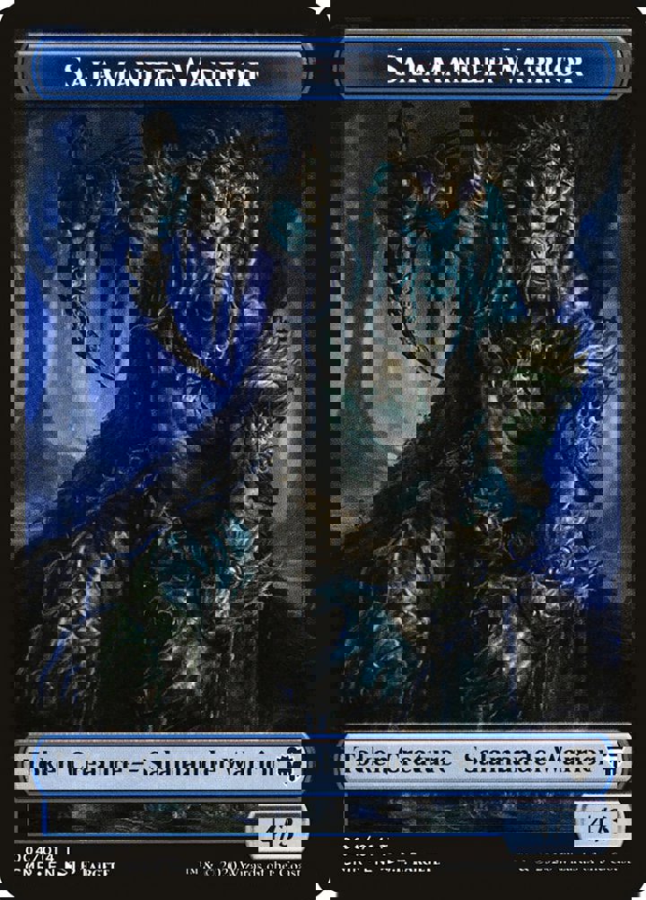 Salamander Warrior Token (Blue 4/3)