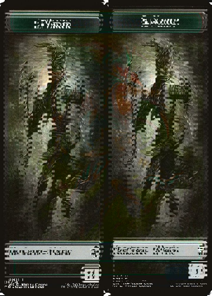 Elf Warrior Token (Green 1/1)