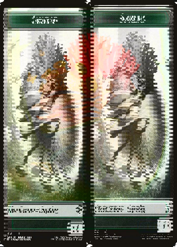 Illusion Token (U 1/1 Flying) // Saproling Token (G 1/1)