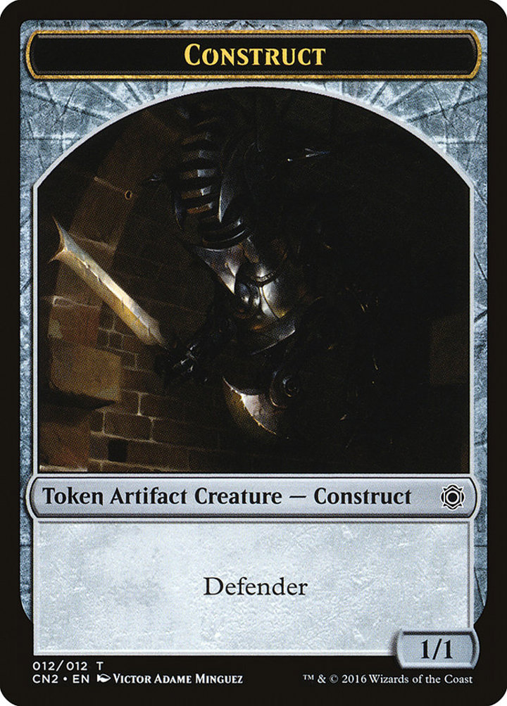 Construct Token (Artifact 1/1 Defender)
