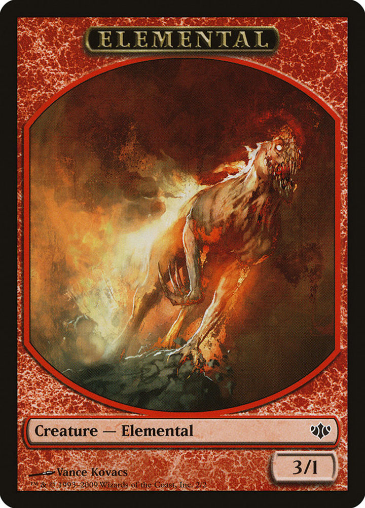 Elemental Token (Red 3/1)