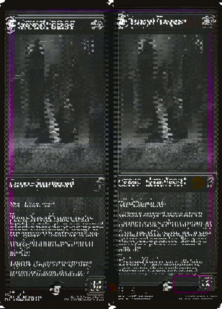 Graveyard Trespasser // Graveyard Glutton