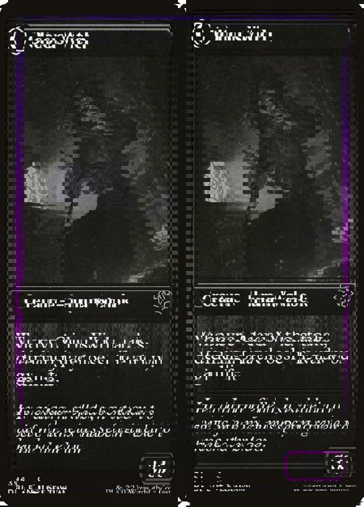 Ragged Recluse // Odious Witch