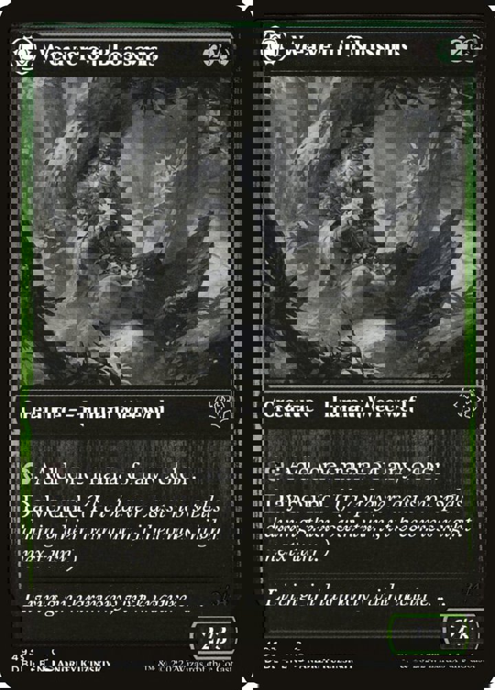Weaver of Blossoms // Blossom-Clad Werewolf