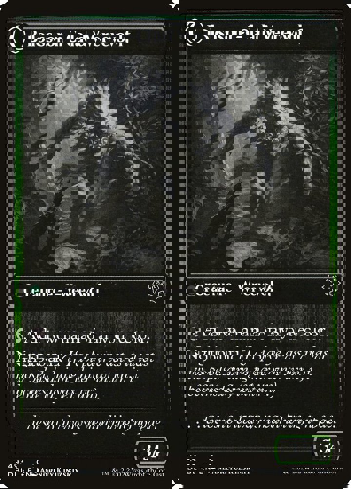 Weaver of Blossoms // Blossom-Clad Werewolf