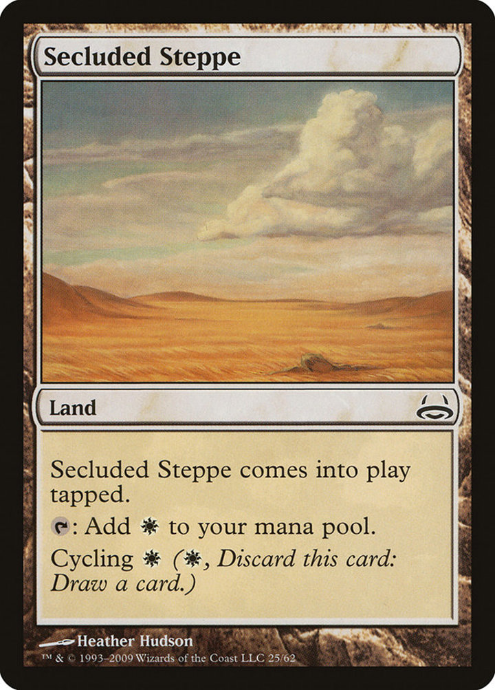Secluded Steppe Single: Magic: The Gathering Duel Decks: Divine vs. Demonic Einzelkarte