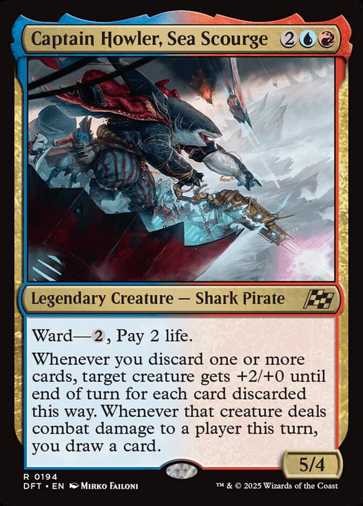 Captain Howler, Sea Scourge (V.1)