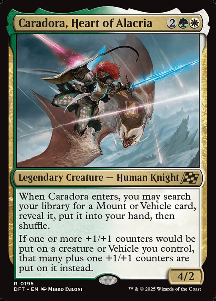 Caradora, Heart of Alacria (V.1)