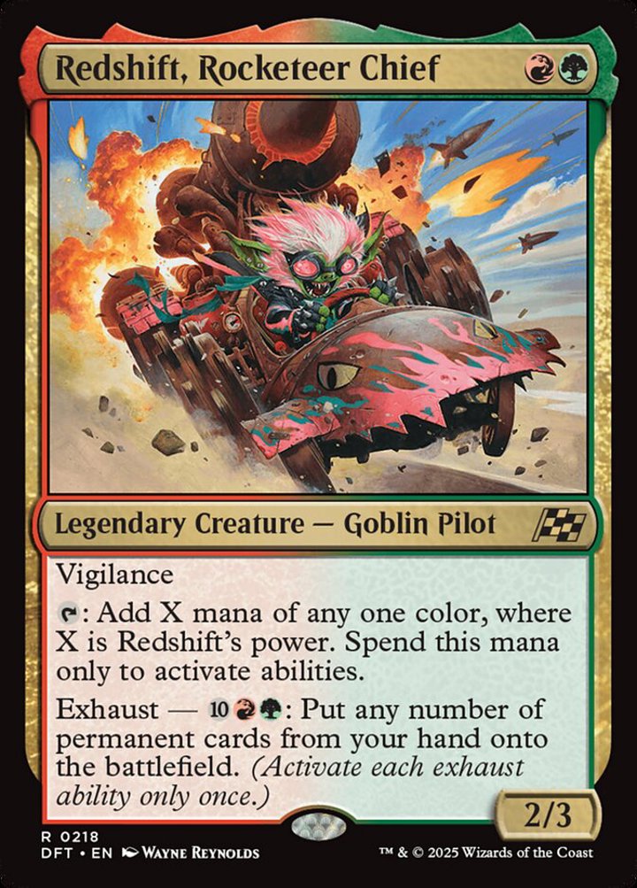 Redshift, Rocketeer Chief (V.1)