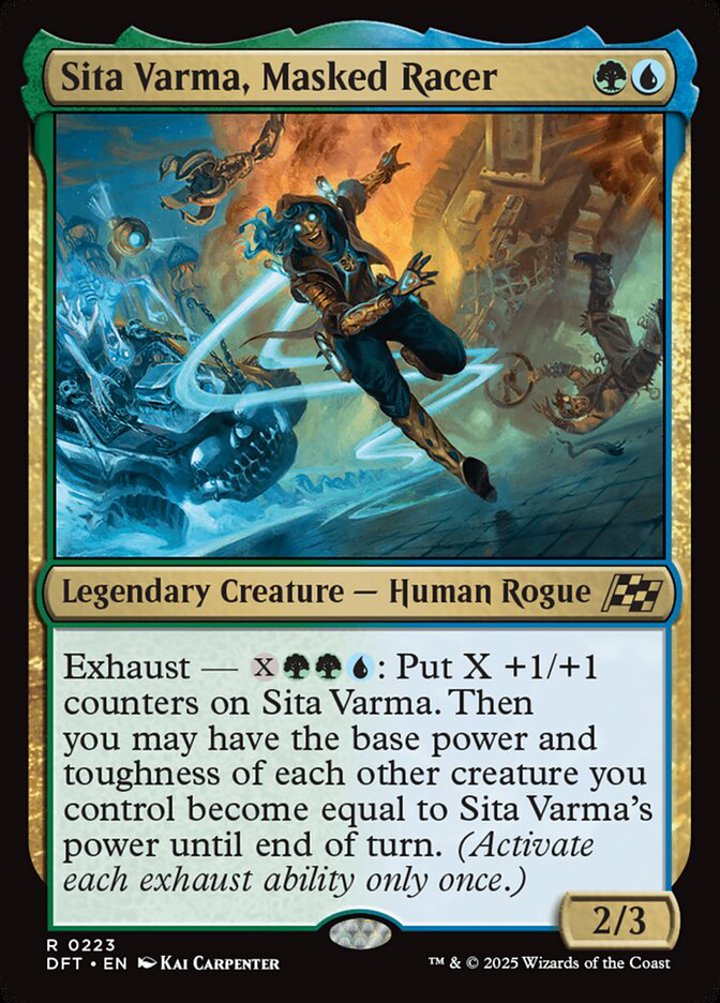 Sita Varma, Masked Racer (V.1)