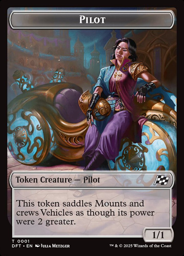 Pilot Token (C 1/1) // Zombie Token (B 2/2)