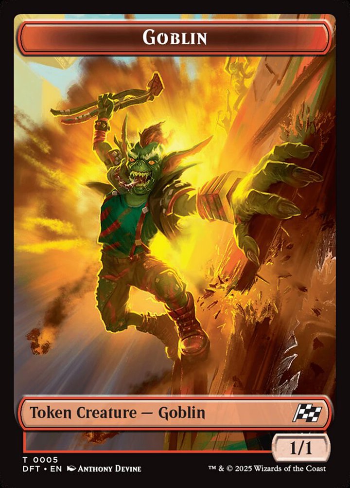 Thopter Token (A 1/1) // Goblin Token (R 1/1)