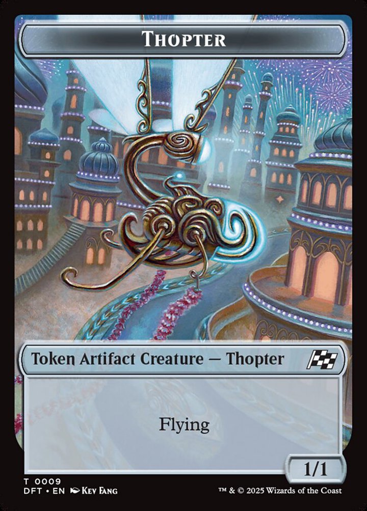 Thopter Token (A 1/1) // Golem Token (A 3/3 Vigilance)