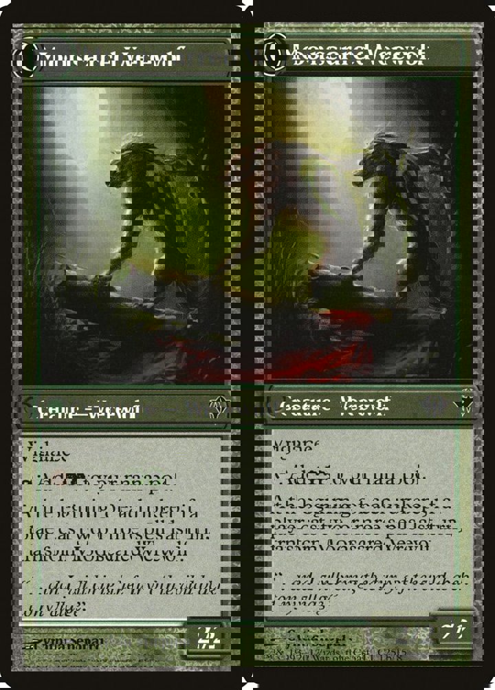 Scorned Villager / Moonscarred Werewolf