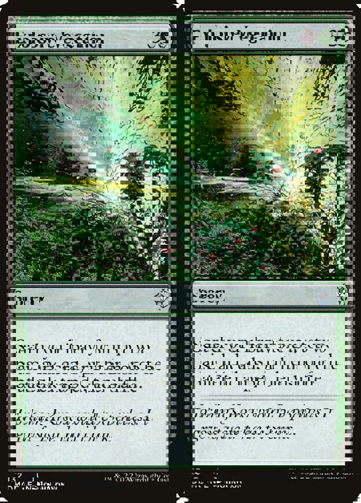 Explosive Vegetation