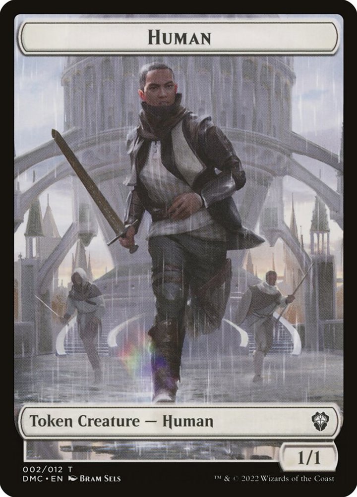 Human Token (W 1/1) // Snake Token (G 1/1)