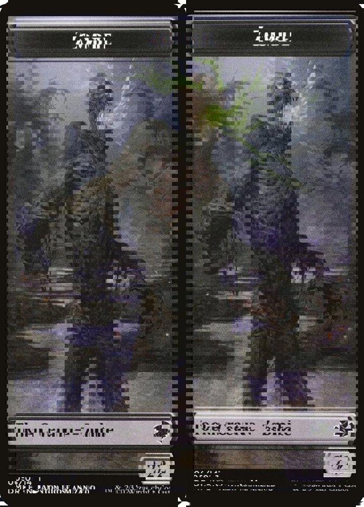 Zombie Token (Black 2/2)