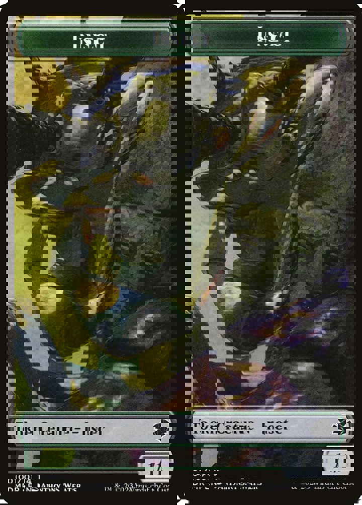 Insect Token (Green 1/1)