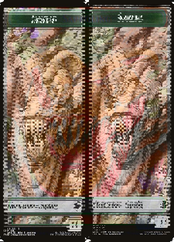 Saproling Token (Green 1/1)