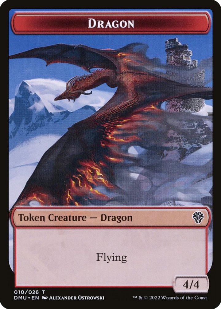 Dragon Token (Red 4/4)