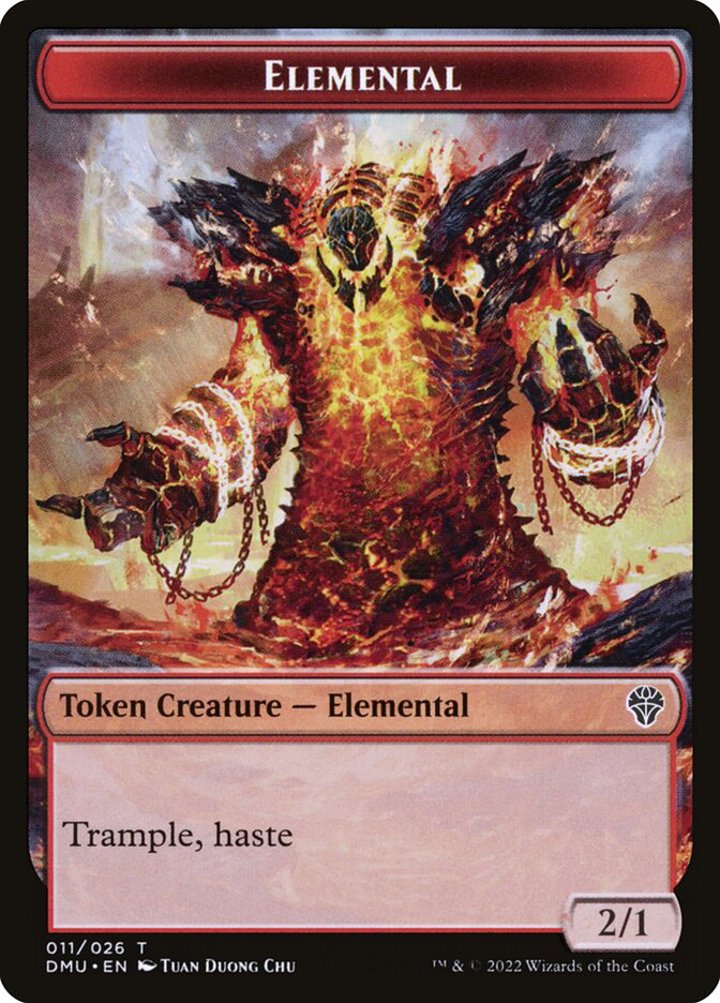 Elemental Token (Red 2/1)