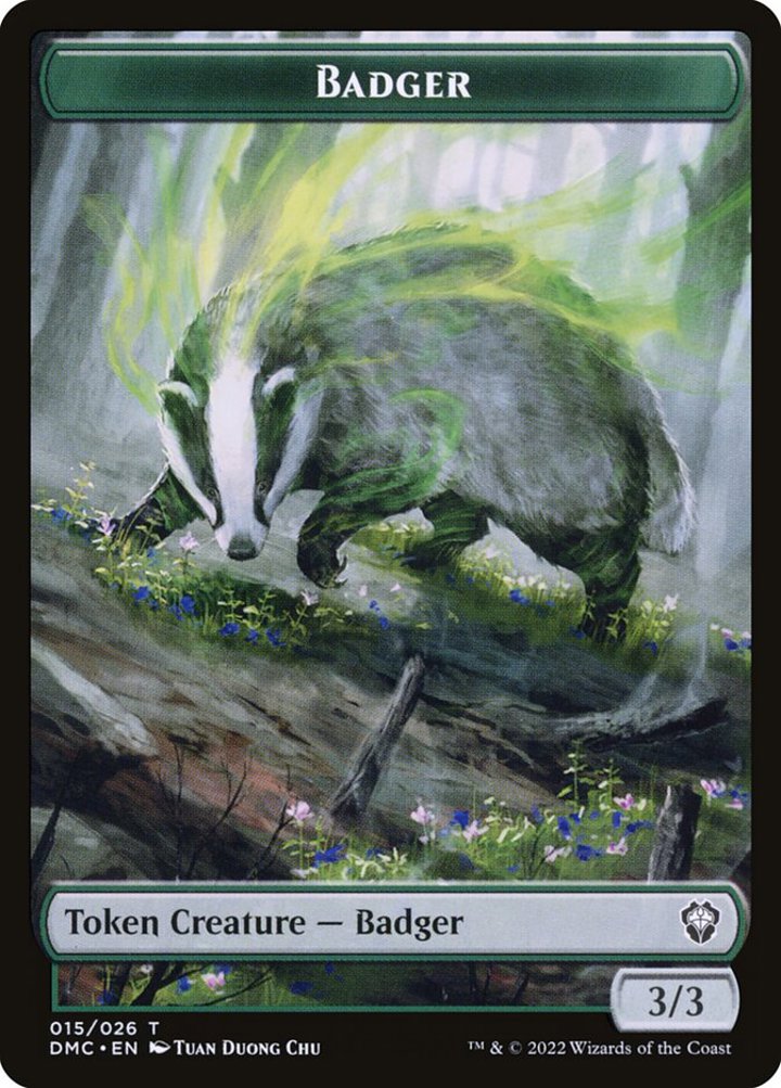 Badger Token (Green 3/3)