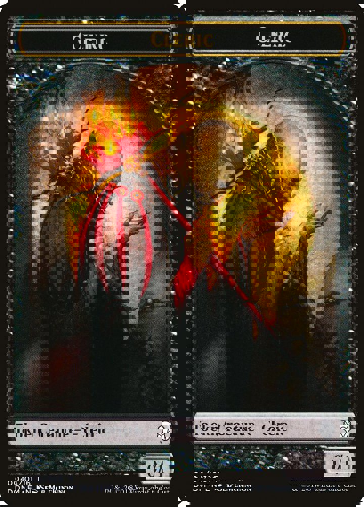 Cleric Token (Black 0/1)