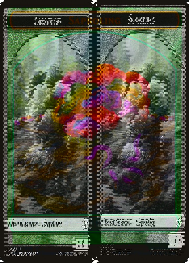 Saproling Token (Green 1/1) (V.3)