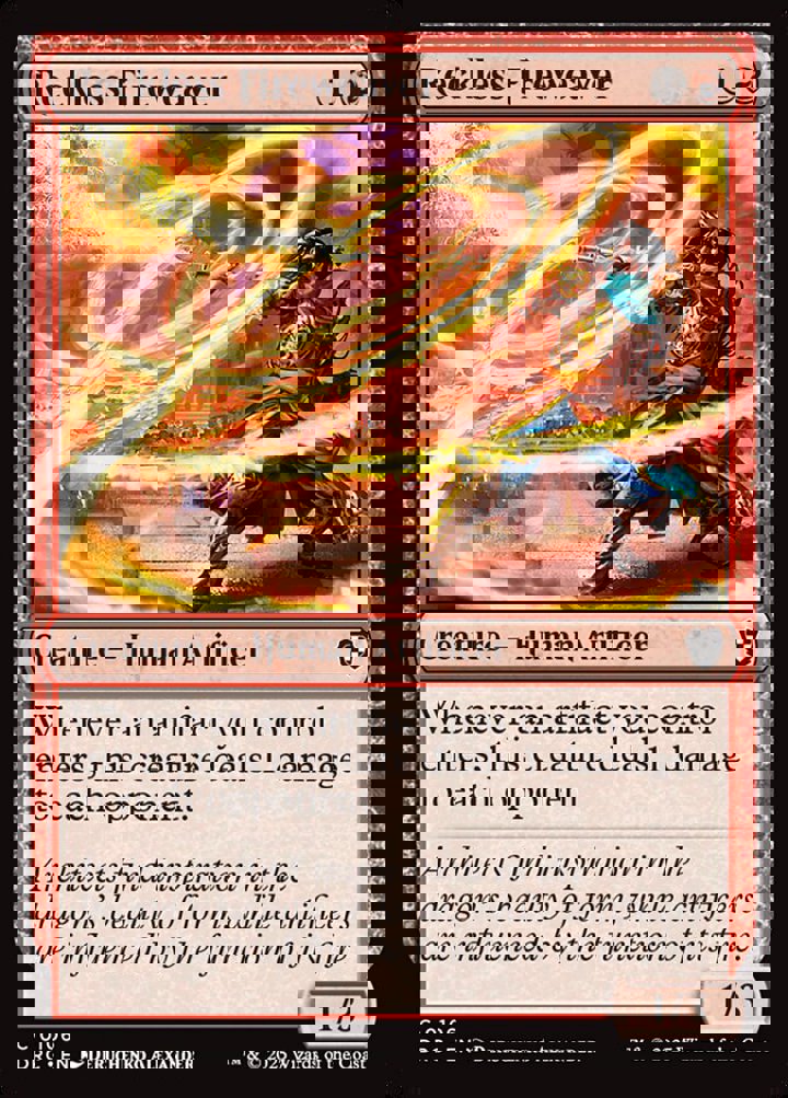 Reckless Fireweaver