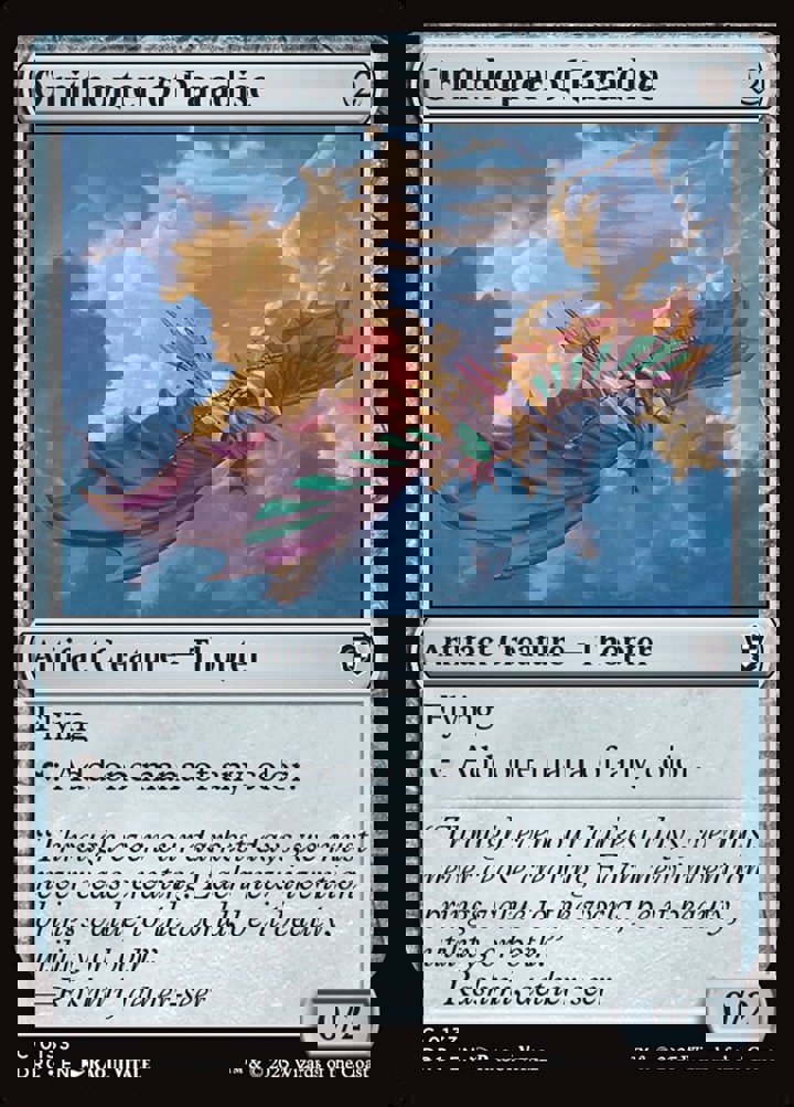 Ornithopter of Paradise