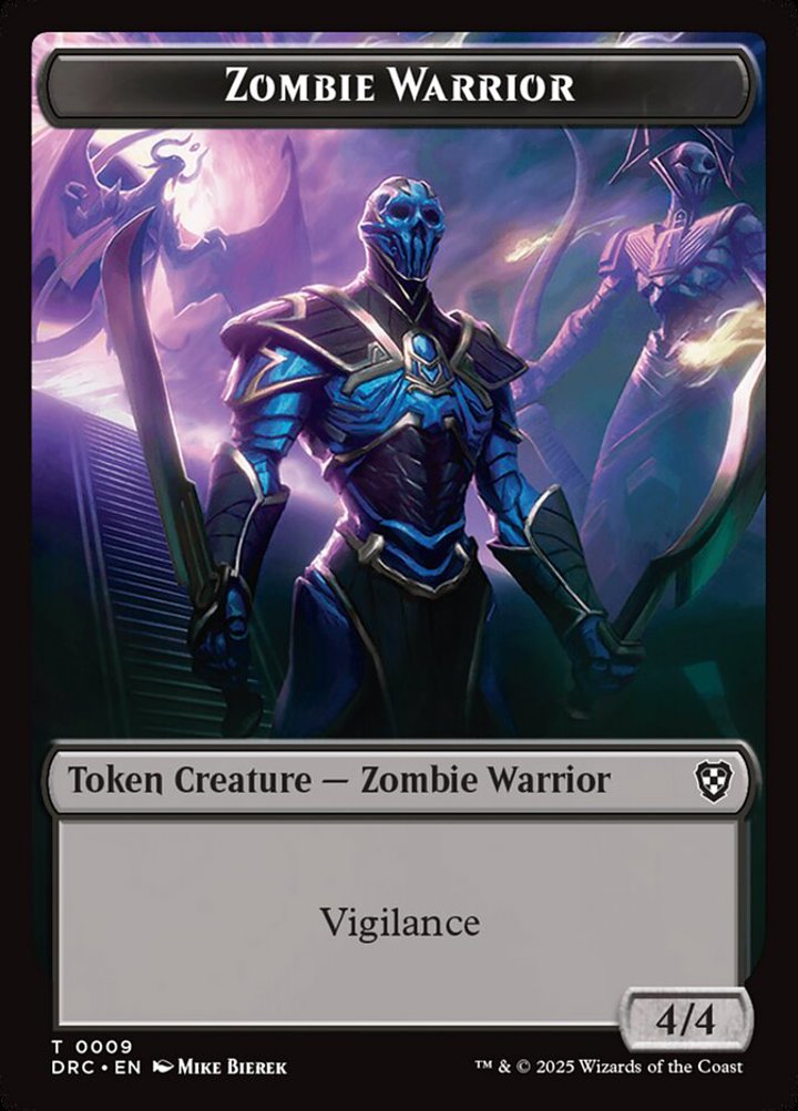 Zombie Token (B 2/2) // Zombie Warrior Token (B 4/4)