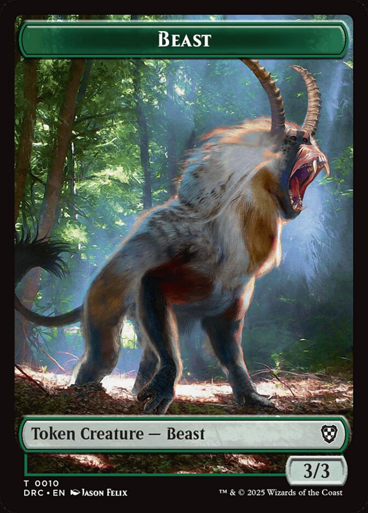 Servo Token (A 1/1) // Beast Token (G 3/3)