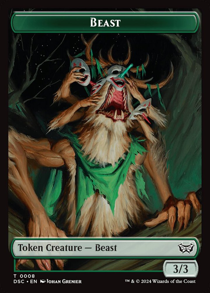 Beast Token (G 3/3) // Scarecrow Token (A 4/4)