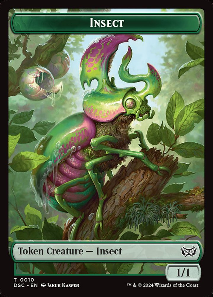 Insect Token (G 1/1) // Manifest Token (C 2/2)