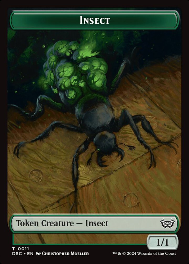 Insect Token (G 1/1) // Shapeshifter Token (C */*)