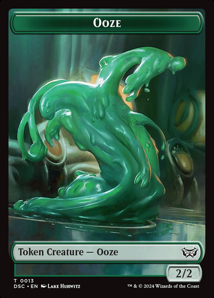 Ooze Token (G 2/2) // Insect Token (G 1/1 Flying, Deathtouch)