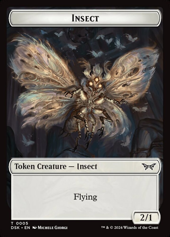 Insect Token (White 2/1)