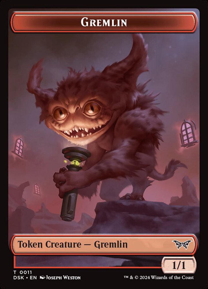 Gremlin Token (Red 1/1)