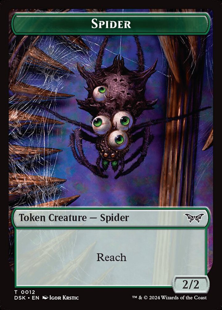 Spider Token (Green 2/2)