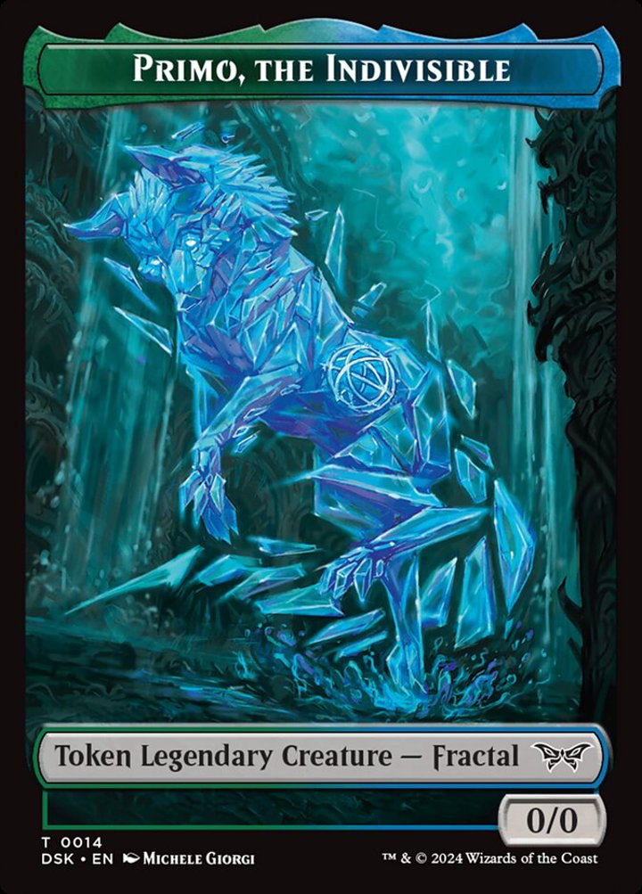 Primo, the Indivisible Token (Green and Blue 0/0)