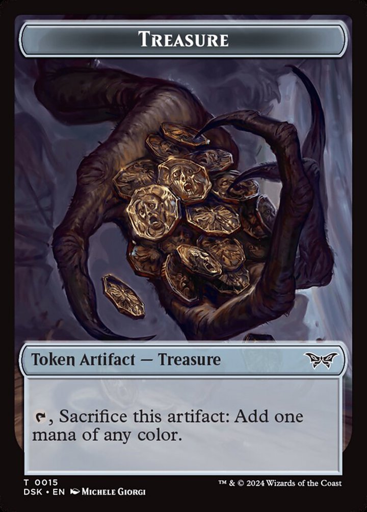 Angel Token (W 4/4) // Treasure Token