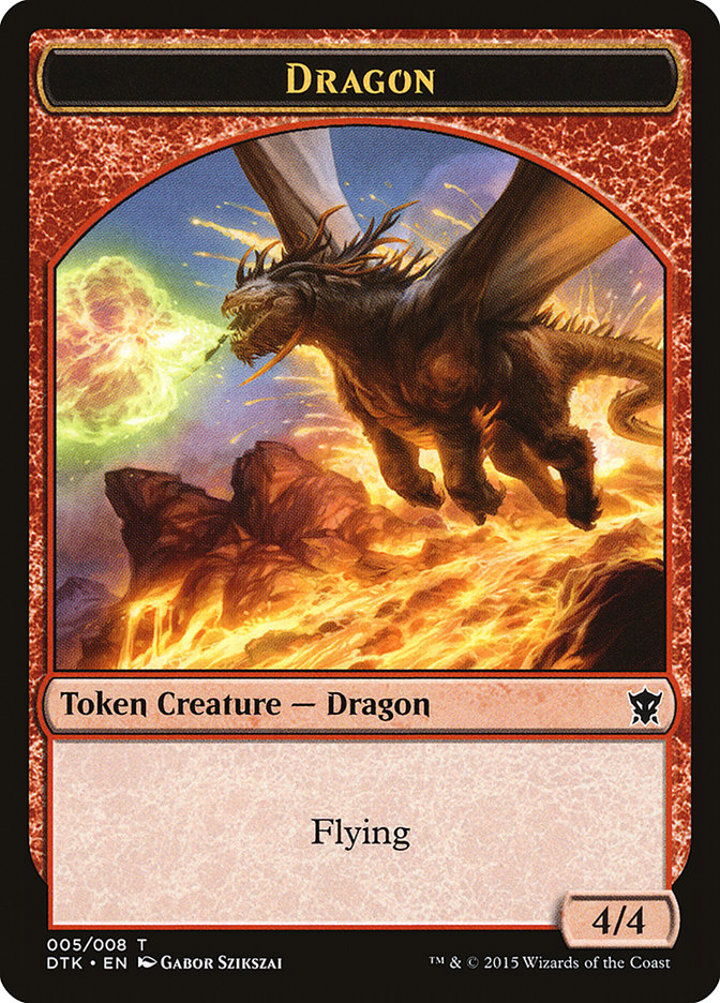 Dragon Token (Red 4/4)