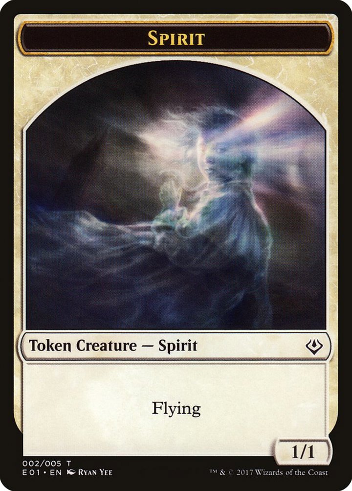 Soldier Token (W 1/1) / Spirit Token (W 1/1)