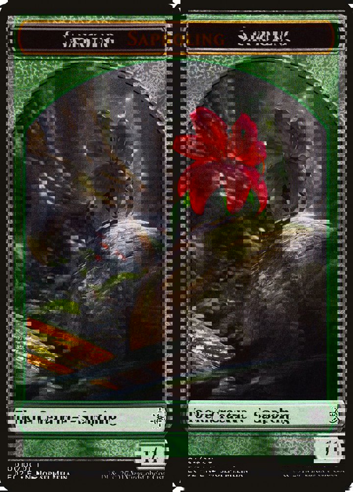 Saproling Token (G 1/1) // Treasure Token (V.1)